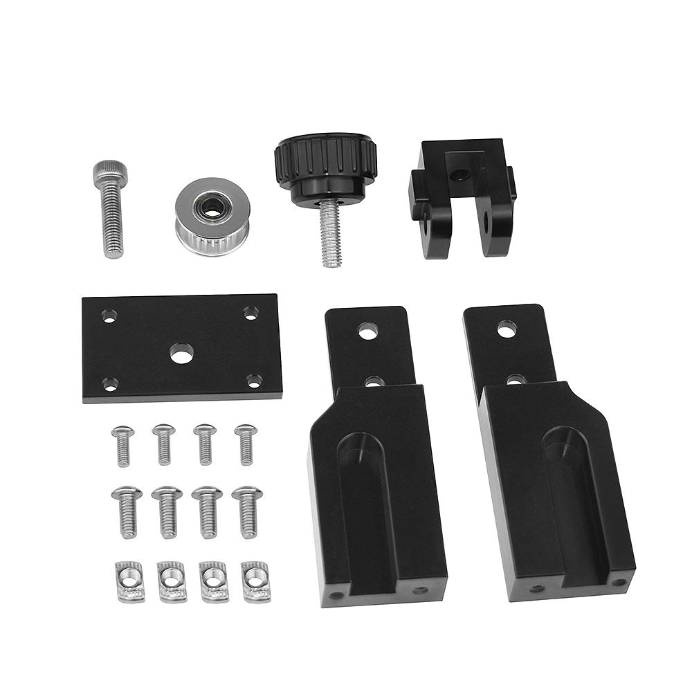 TWO TREES® Black / Silver 2040 Y-axis Synchronous Belt Tensioner Aluminum Profile Kit For 3D Printer Parts